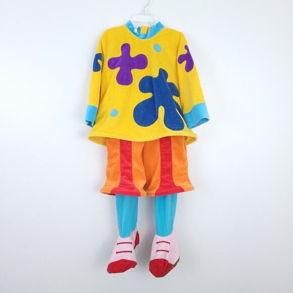 Disney Kids Jojo Clown Costume Halloween XXS Unisex Girls Boys, Bright Colored - Picture 2 of 6